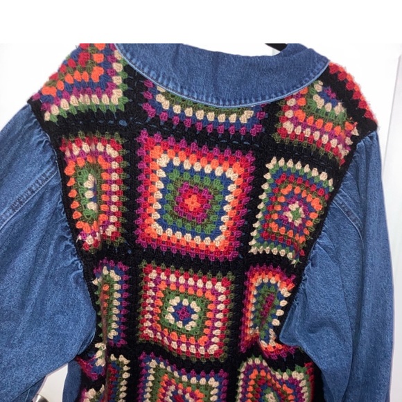 Farm Rio | Crochet Jean Jacket - Picture 2 of 3